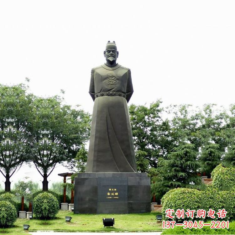宁波“洪武之治”明太祖石雕塑像