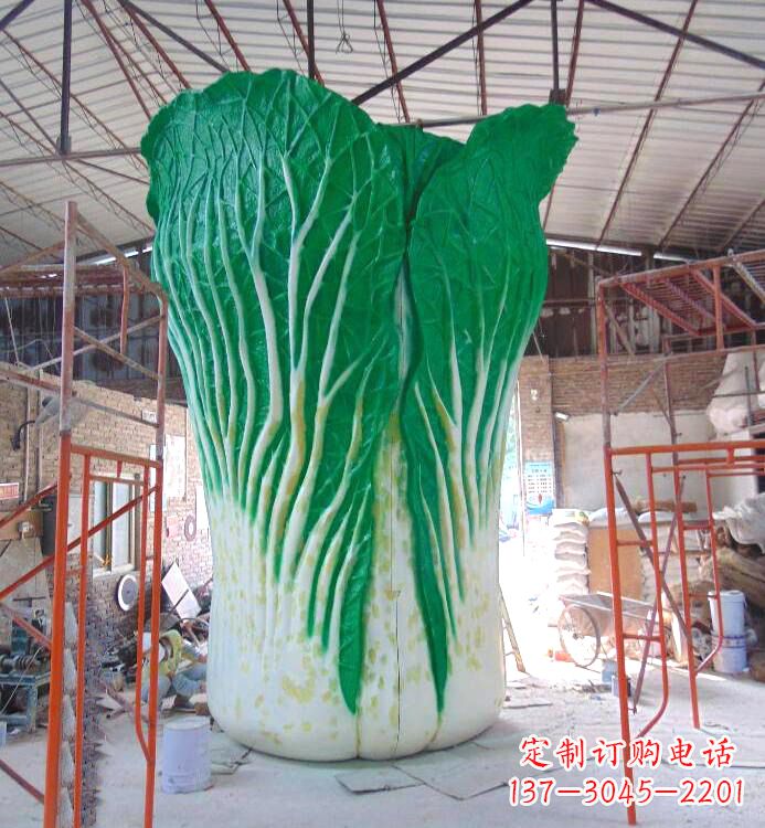 宁波白菜铜雕塑