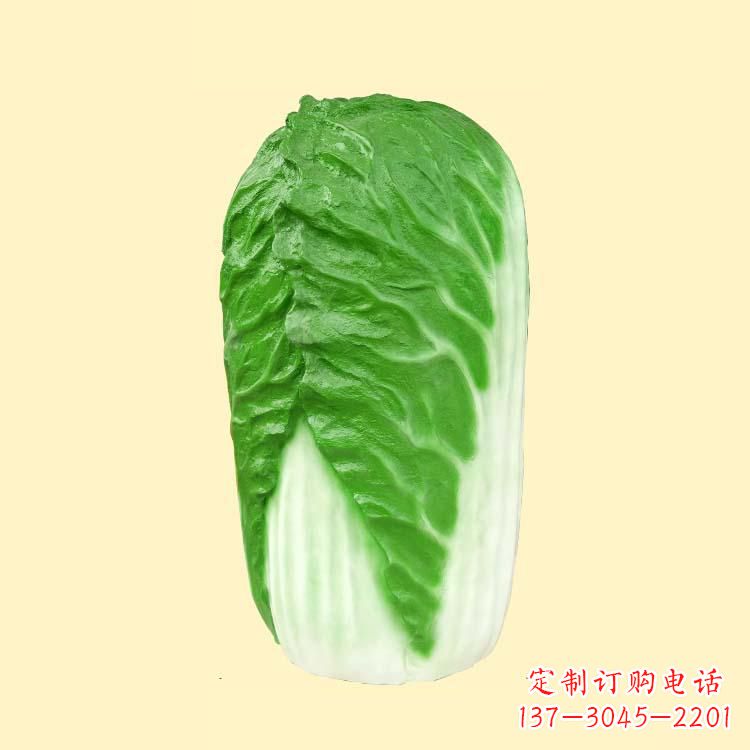 宁波玻璃钢大白菜雕塑