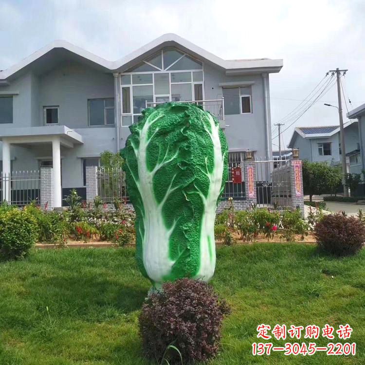 宁波新颖白菜雕塑点亮你的小区庭院