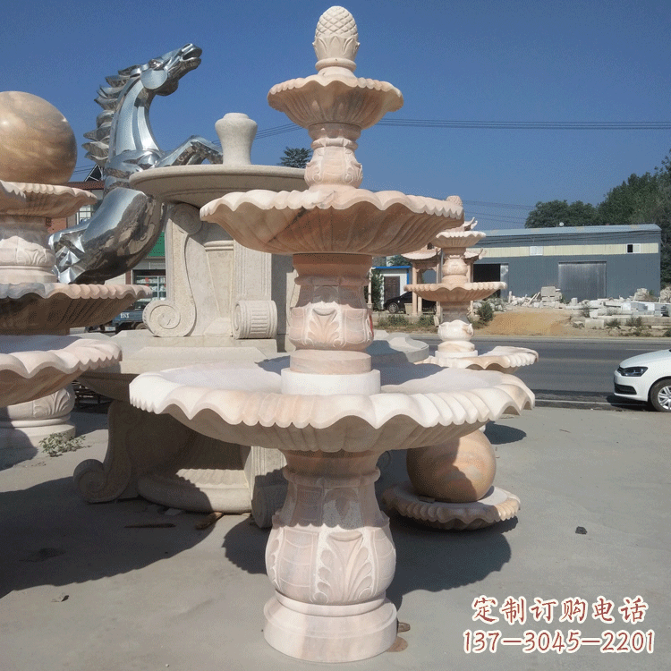 宁波四腿石雕喷泉