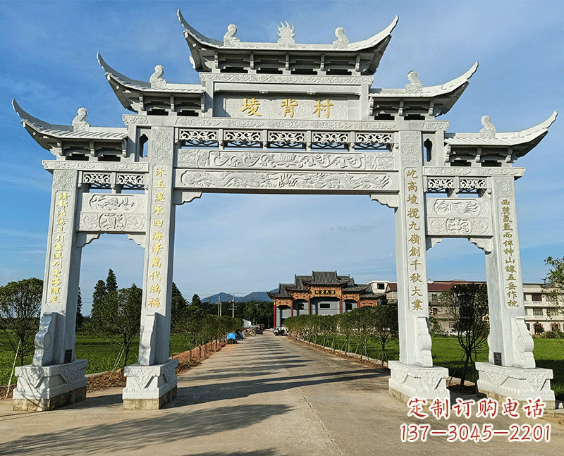 宁波寨门石雕牌坊