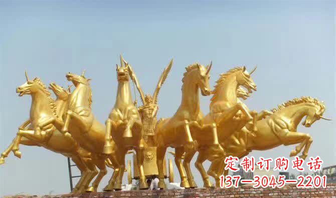 宁波阿波罗战车铜雕 