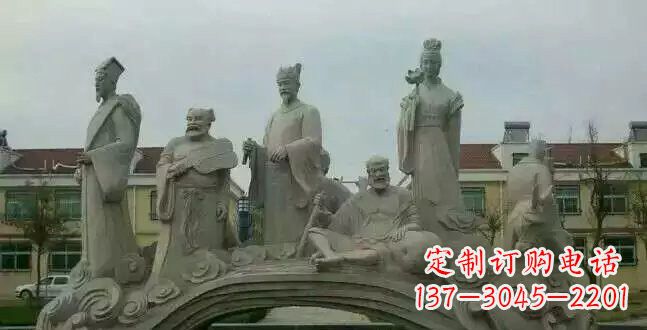 宁波八仙过海石雕222