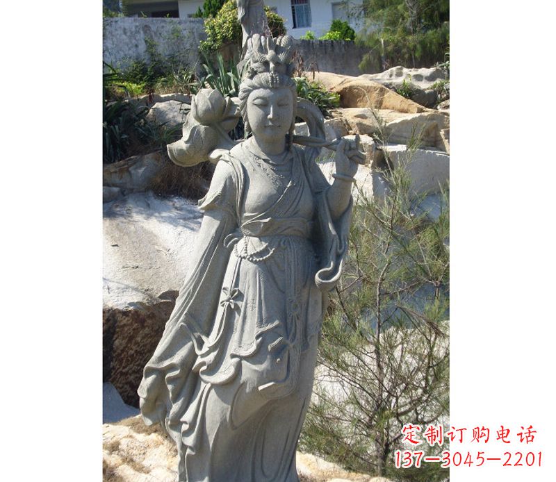 宁波八仙何仙姑石雕