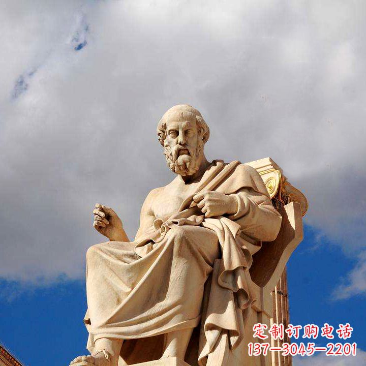 宁波柏拉图砂岩石雕景观-公园广场世界知名人物雕塑
