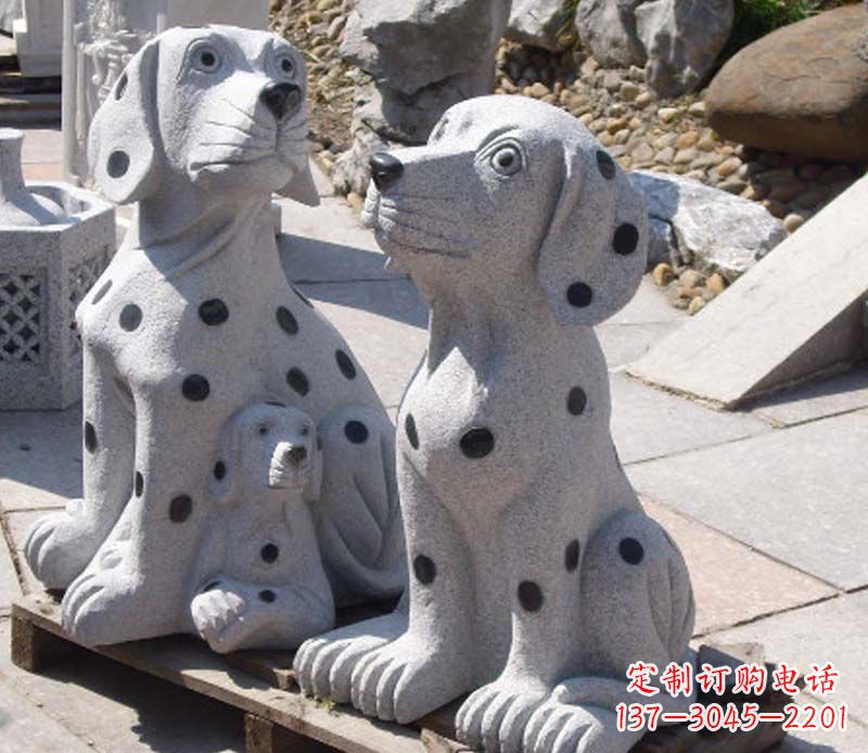 宁波斑点狗石雕