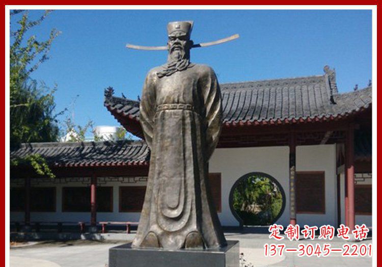 宁波包拯铜雕传承古代文化的艺术精品