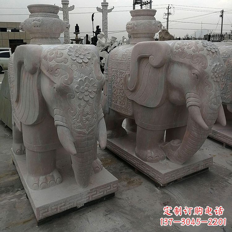 宁波宝瓶(保平安)石雕大象