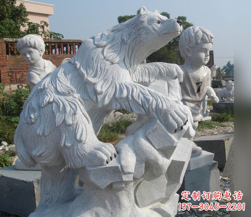 宁波北极熊石雕