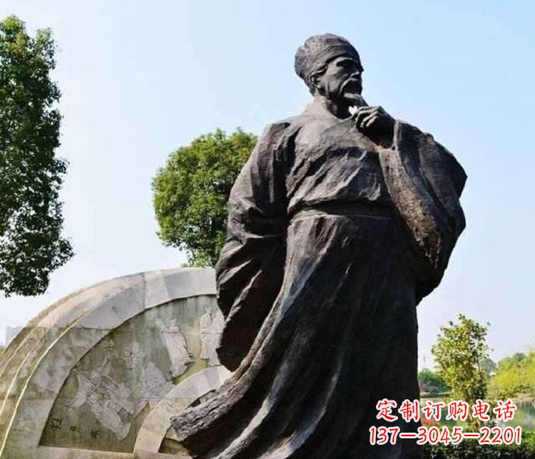 宁波北宋思想家王安石铜雕