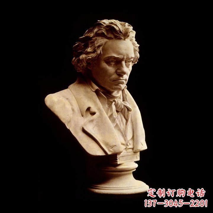 宁波贝多芬钢琴雕塑-世界名人著名钢琴家