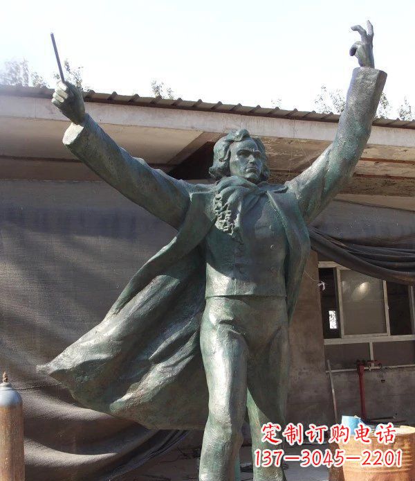 宁波贝多芬广场西方名人铜雕