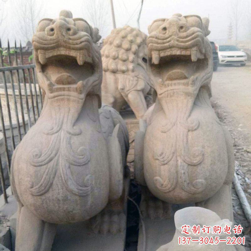 宁波狴犴仿古石雕塑