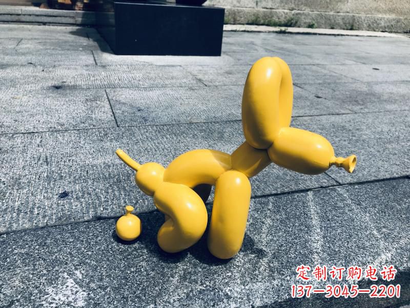 宁波新颖创意的气球狗雕塑