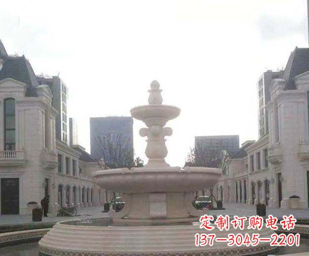 宁波别墅景观大理石喷泉石雕