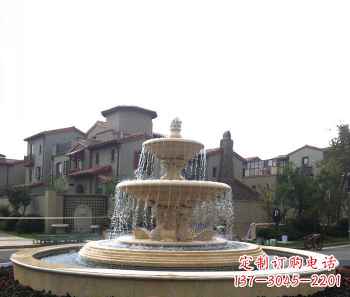 宁波别墅景观大型喷泉石雕 (4)