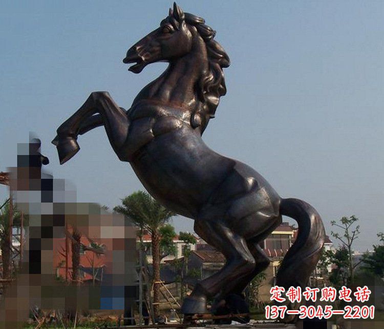 宁波别墅景观动物马铜雕塑
