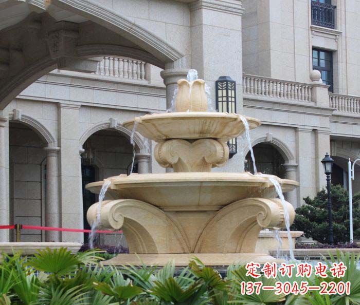 宁波别墅景观欧式喷泉石雕_1