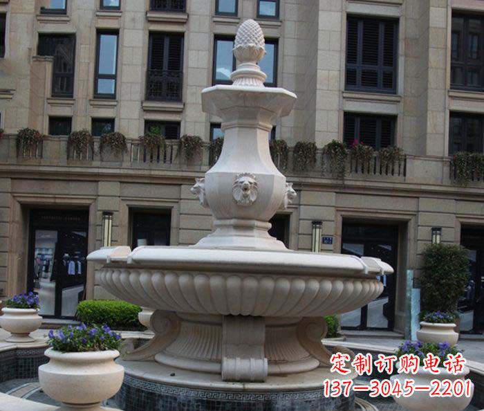 宁波别墅景观欧式喷泉石雕_2