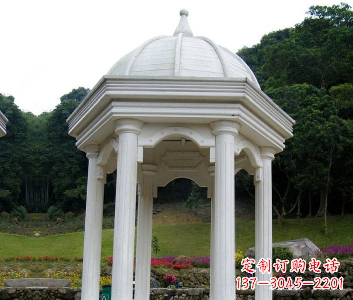 宁波别墅景观欧式石雕凉亭 (2)