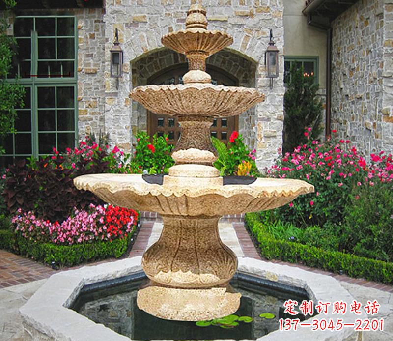 宁波别墅石雕喷泉 (2)