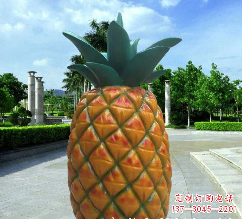 宁波玻璃钢菠萝灯