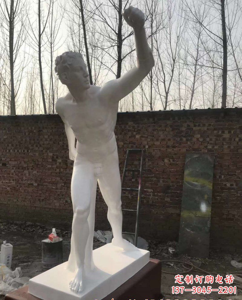 宁波玻璃钢大卫人物雕塑