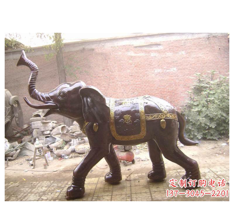 宁波玻璃钢大象坐骑雕塑
