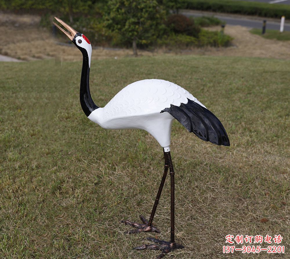 宁波玻璃钢雕塑仙鹤