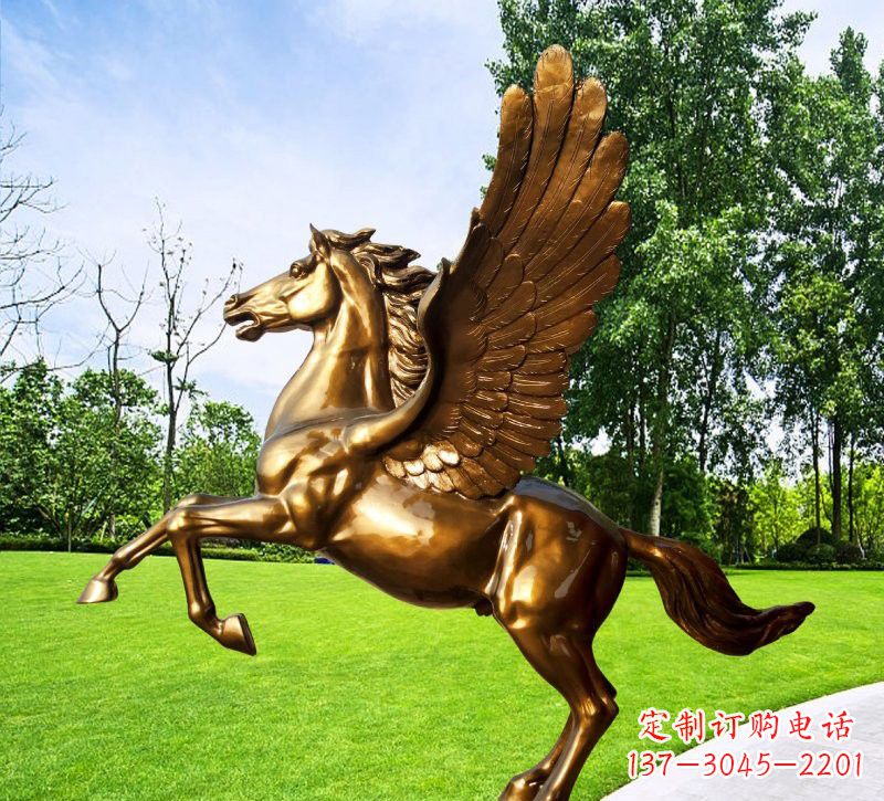 宁波玻璃钢仿铜动物马雕塑