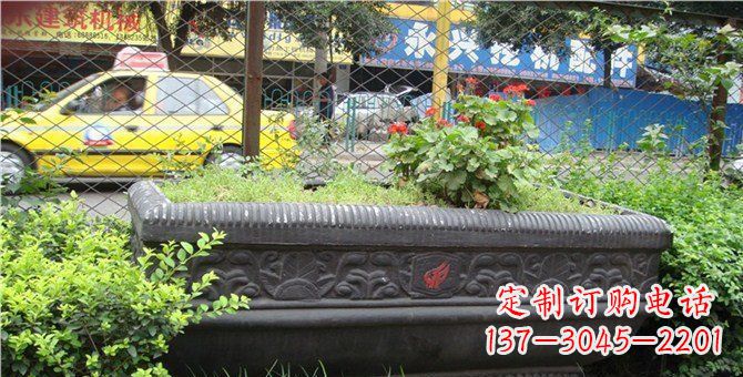 宁波玻璃钢仿铜花盆雕塑精美工艺结合现代科技