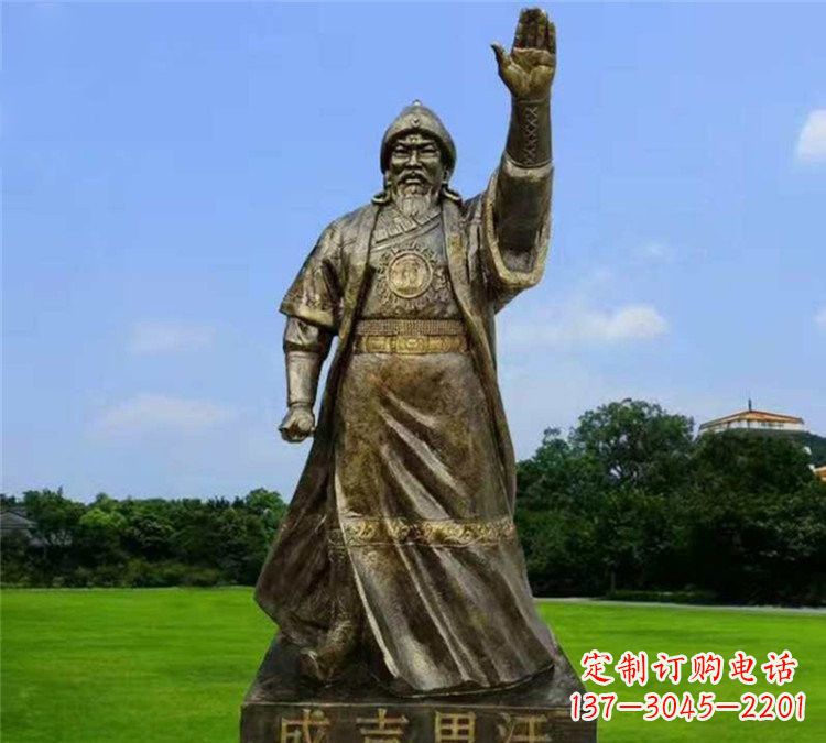 宁波玻璃钢成吉思汗雕塑