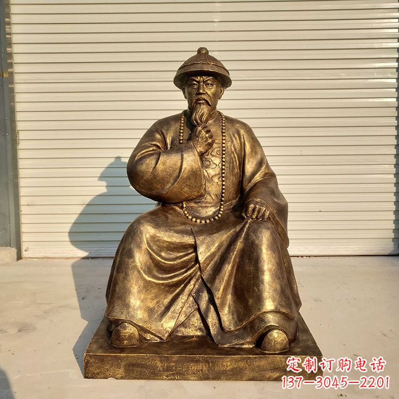 宁波林则徐——玻璃钢仿铜雕像