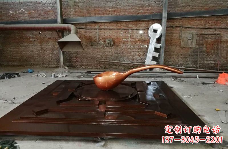 宁波玻璃钢仿铜司南案例