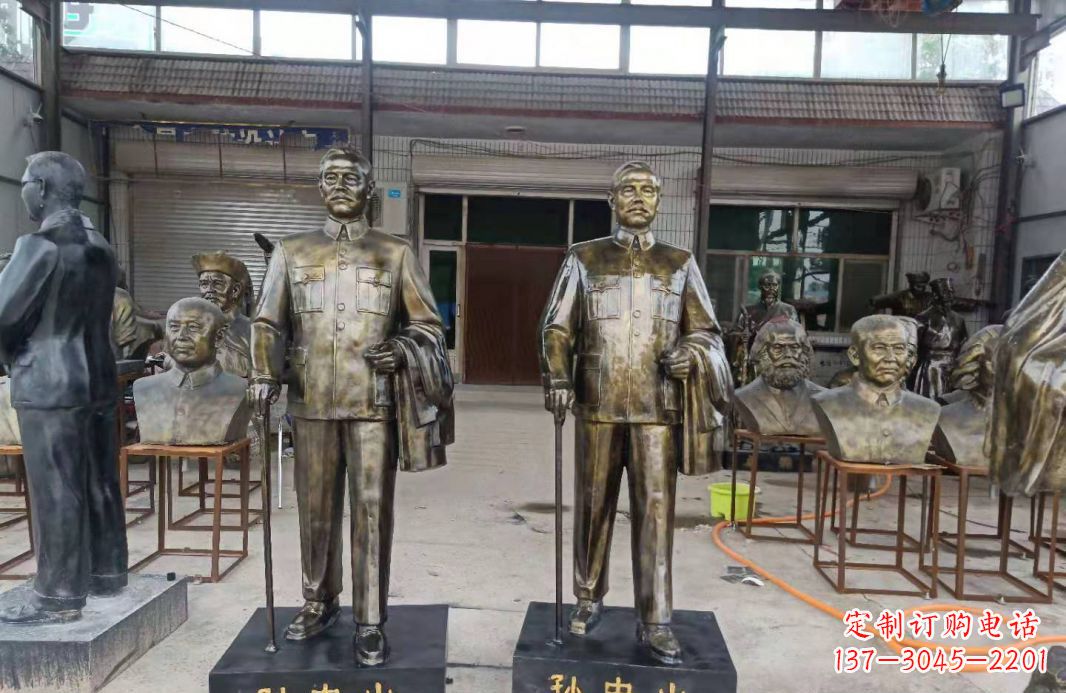 宁波玻璃钢仿铜的孙中山雕塑——缅怀伟人,传承精神