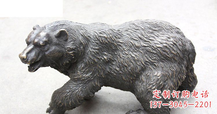 宁波玻璃钢仿真北极熊公园动物雕塑