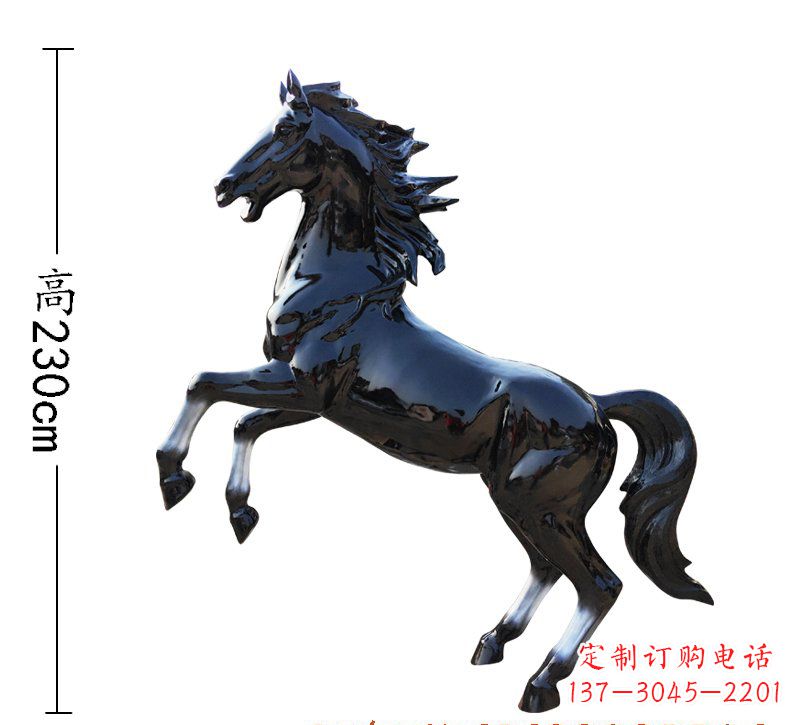 宁波玻璃钢马雕塑精美外形、经久耐用