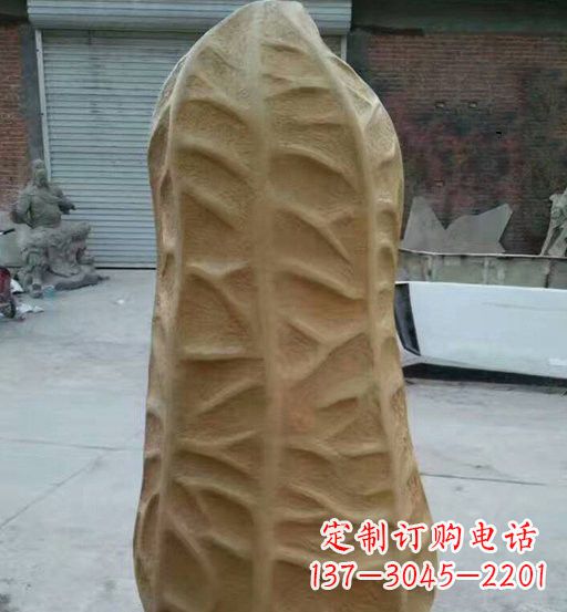 宁波玻璃钢仿真花生雕塑