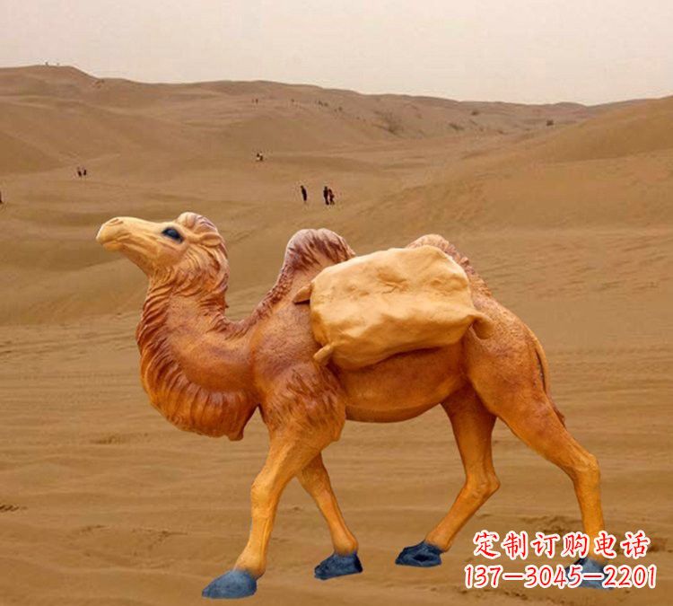 宁波玻璃钢骆驼雕塑