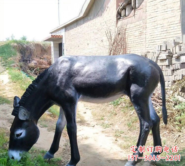 宁波玻璃钢雕刻毛驴,传承传统文化