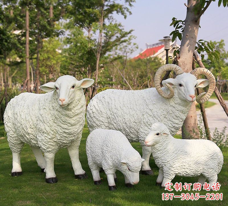 宁波玻璃钢仿真山羊