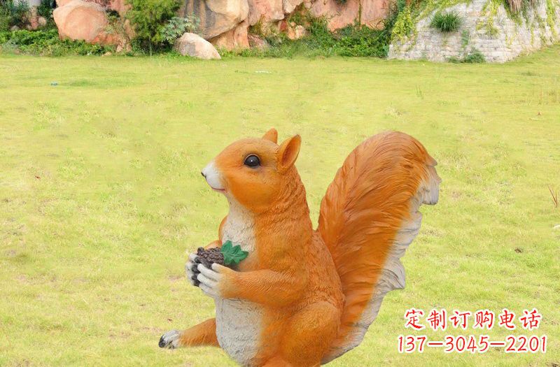 宁波玻璃钢仿真松鼠