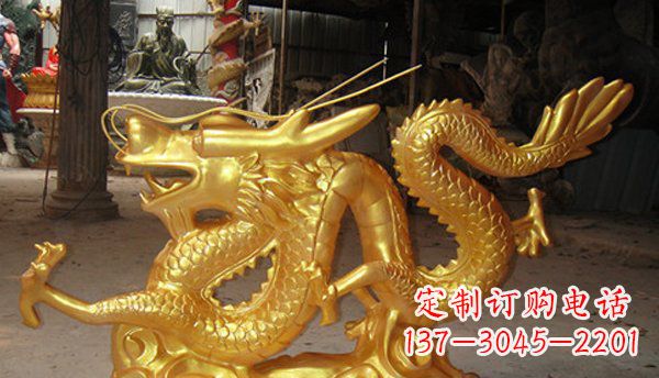 宁波玻璃钢龙仿铜动物雕塑艺术与美的完美结合