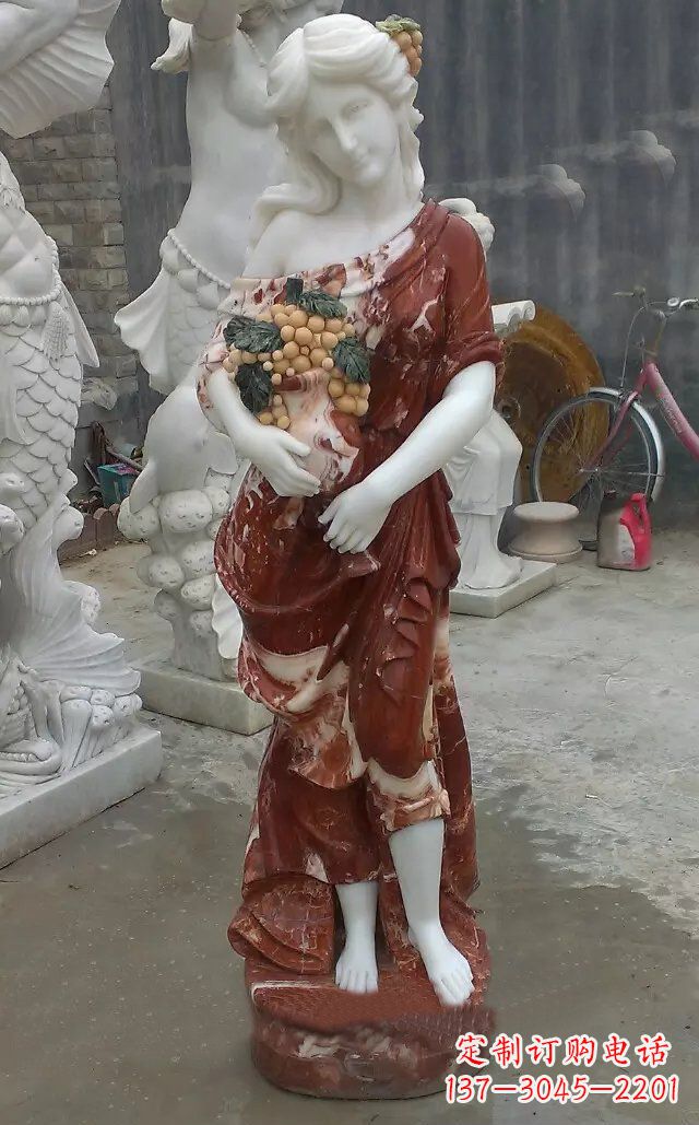 宁波玻璃钢女人公园人物雕塑