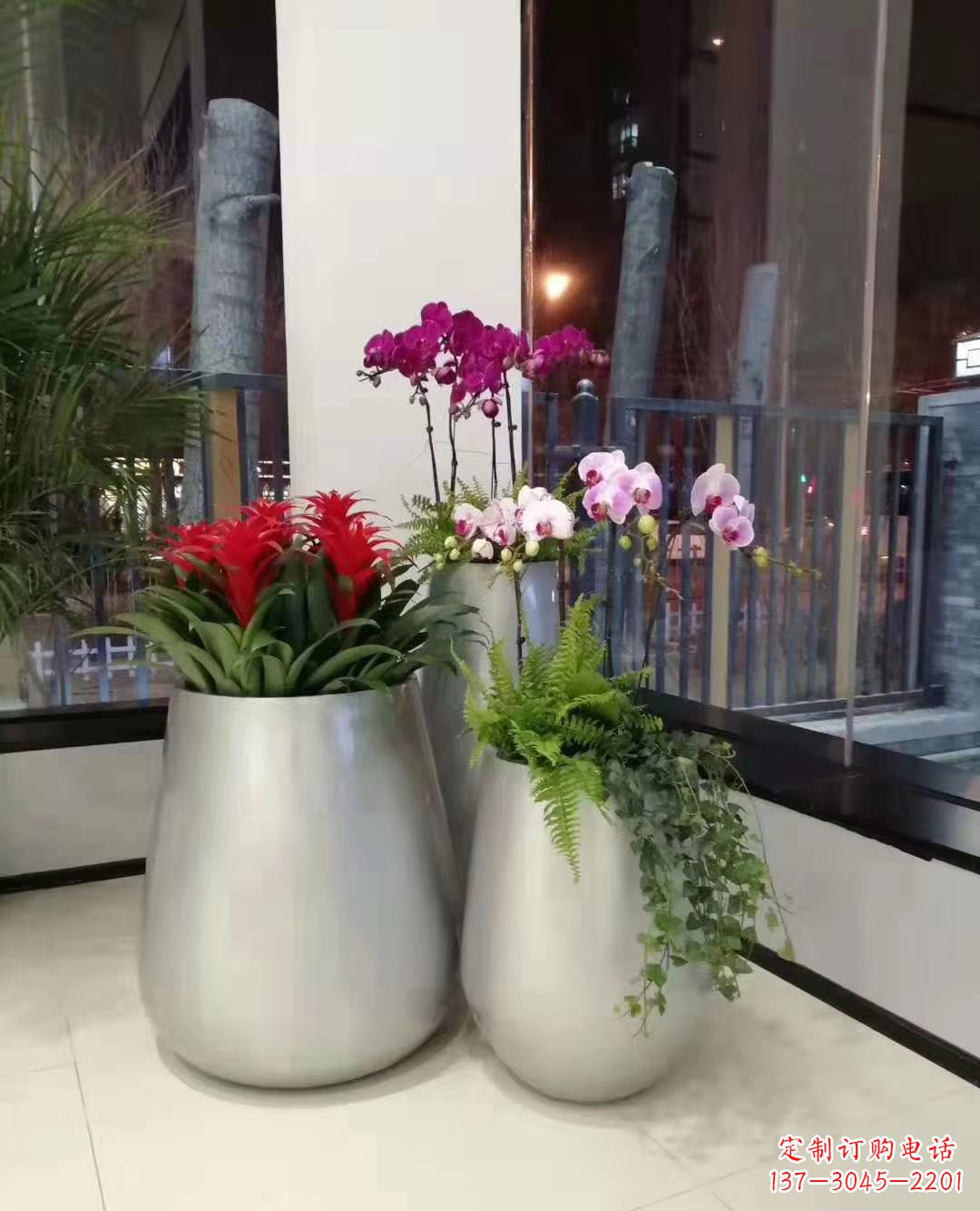 宁波玻璃钢盆景花盆雕塑