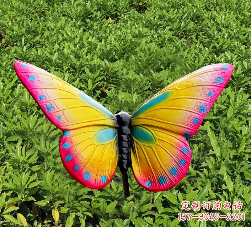宁波玻璃钢树脂仿真蝴蝶雕塑