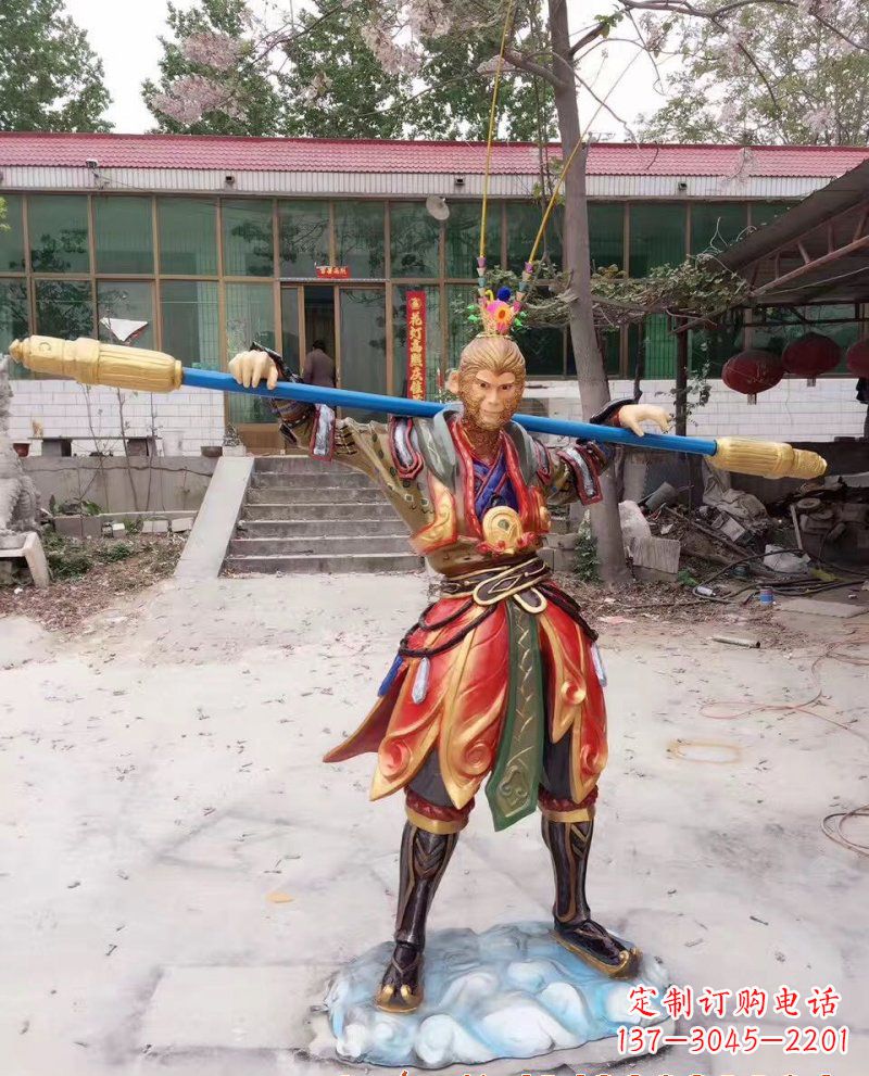 宁波玻璃钢孙悟空人物雕塑