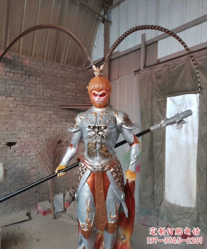 宁波玻璃钢孙悟空卡通人物雕塑