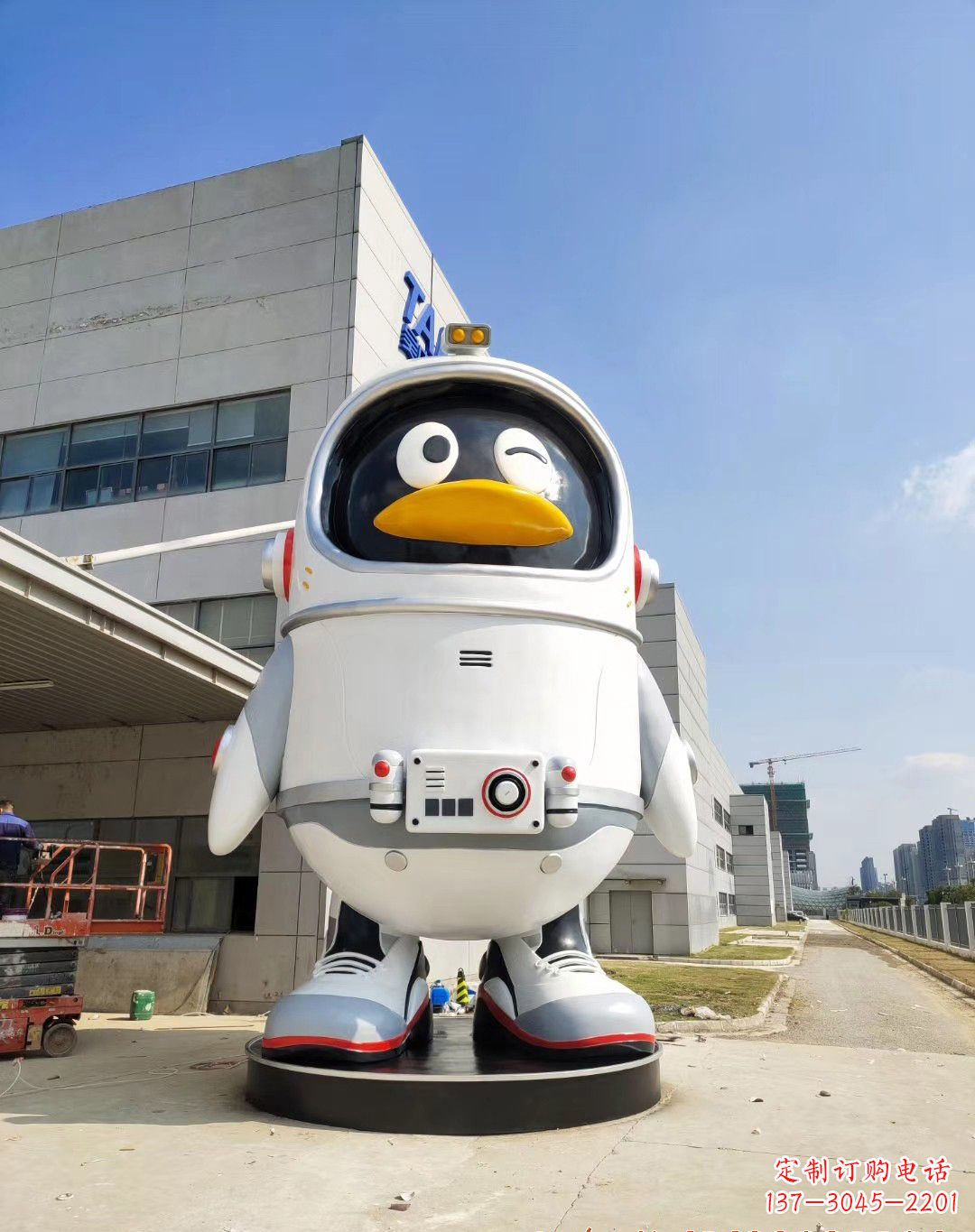 宁波玻璃钢企鹅雕塑——海洋的象征
